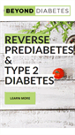 Mobile Screenshot of beyond-diabetes.com